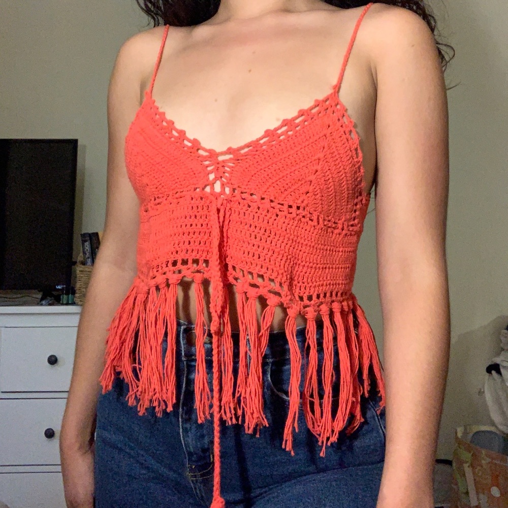 Knit crop top